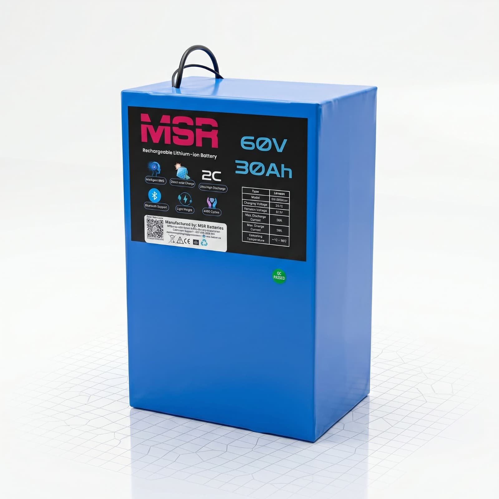 MSR E-Bike 60V · 30Ah
